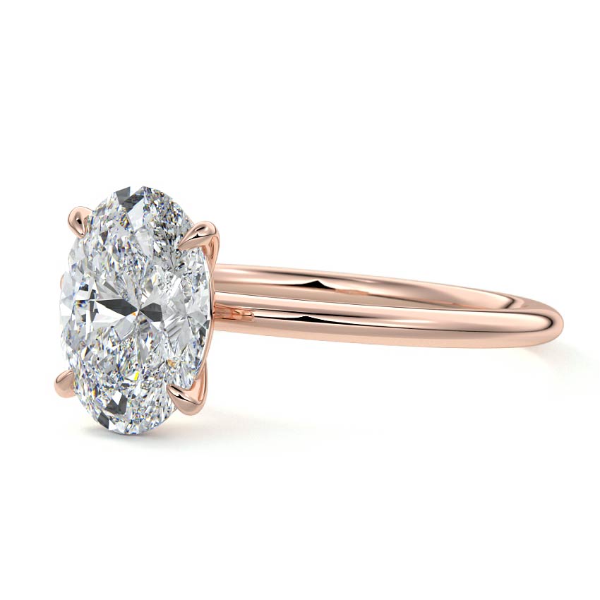 OVAL SOLITAIRE RING