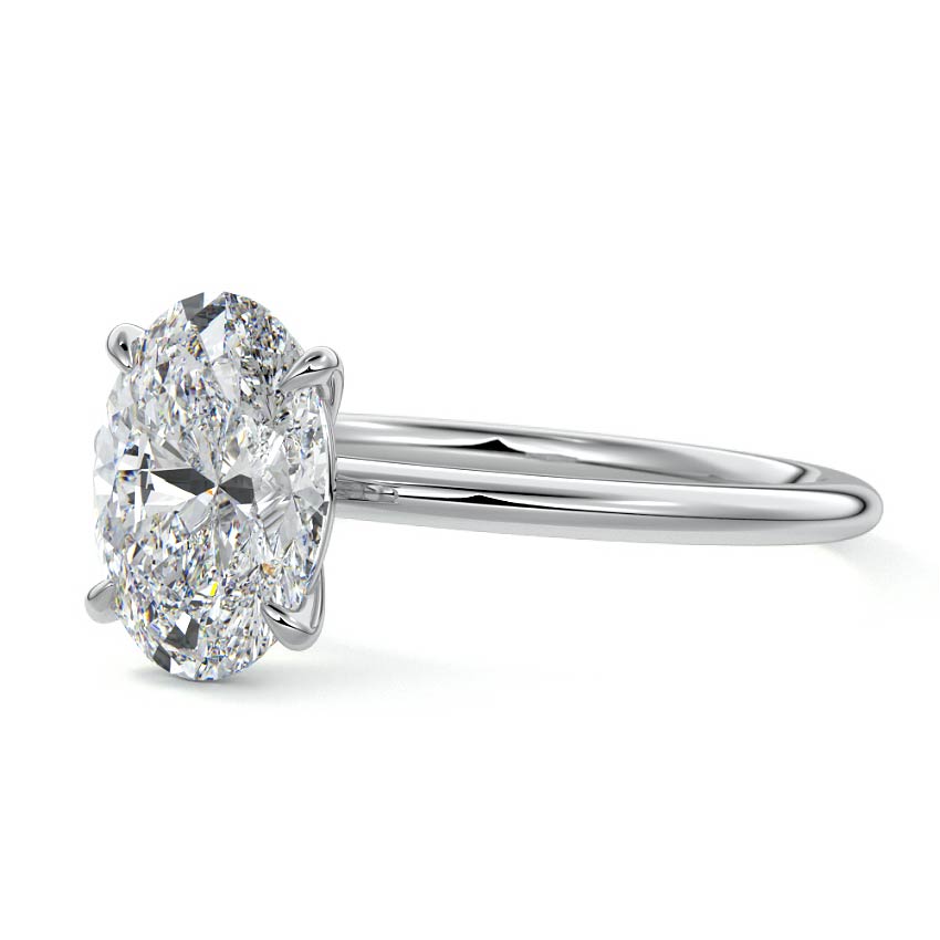 OVAL SOLITAIRE RING