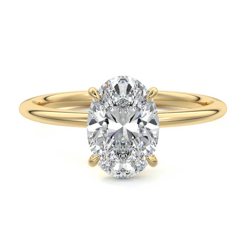 OVAL SOLITAIRE RING