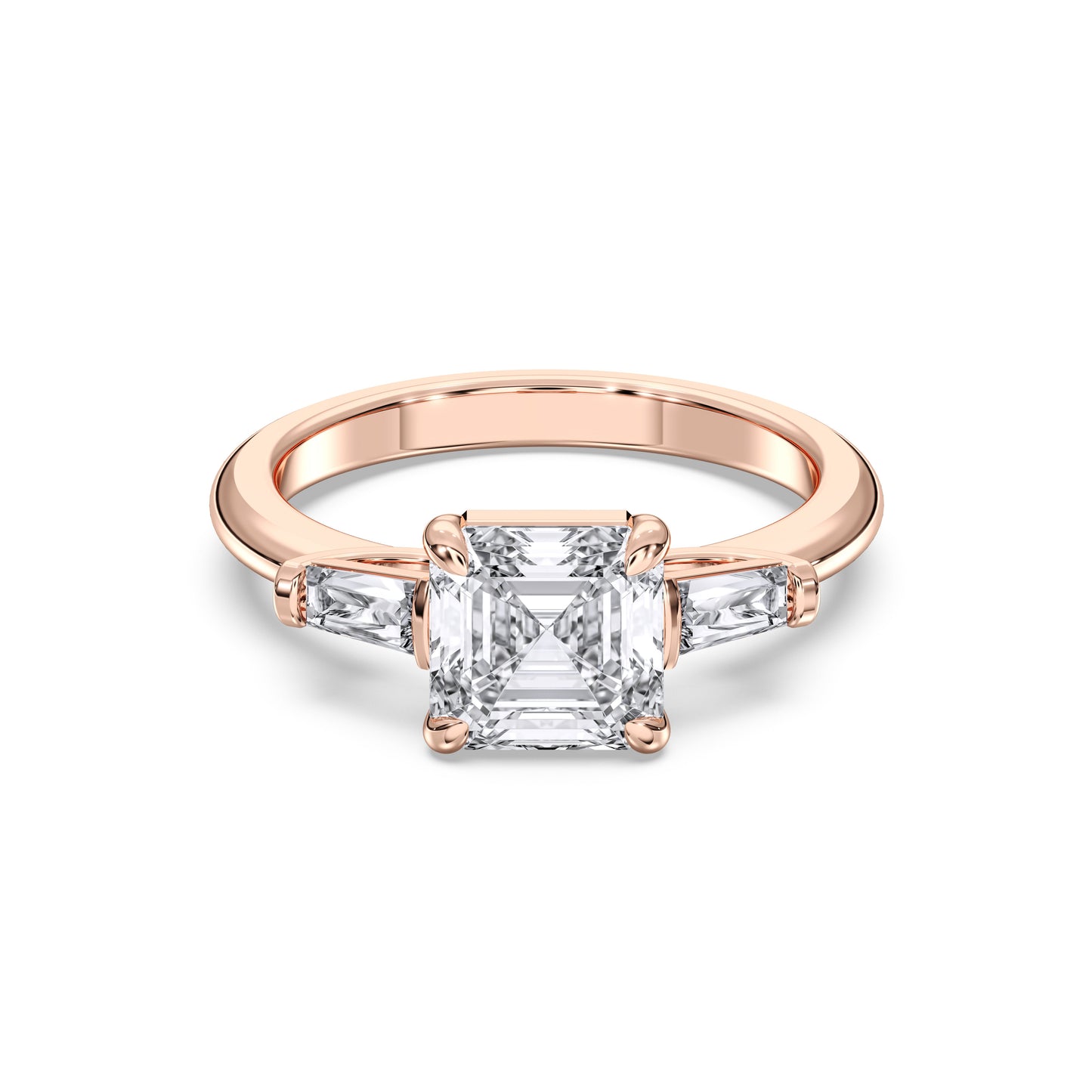 SQ.EMR/TB 3 STONES RING