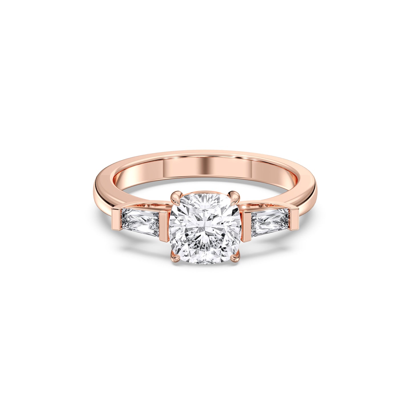 SQ.CU/TB 3 STONES RING