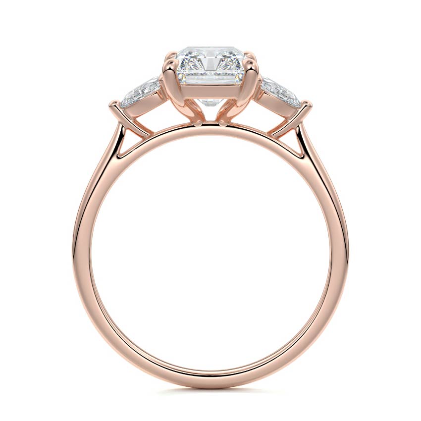 RAD/PS 3 STONES RING