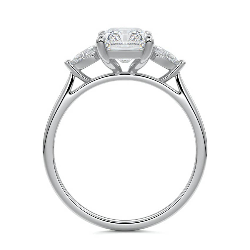 RAD/PS 3 STONES RING