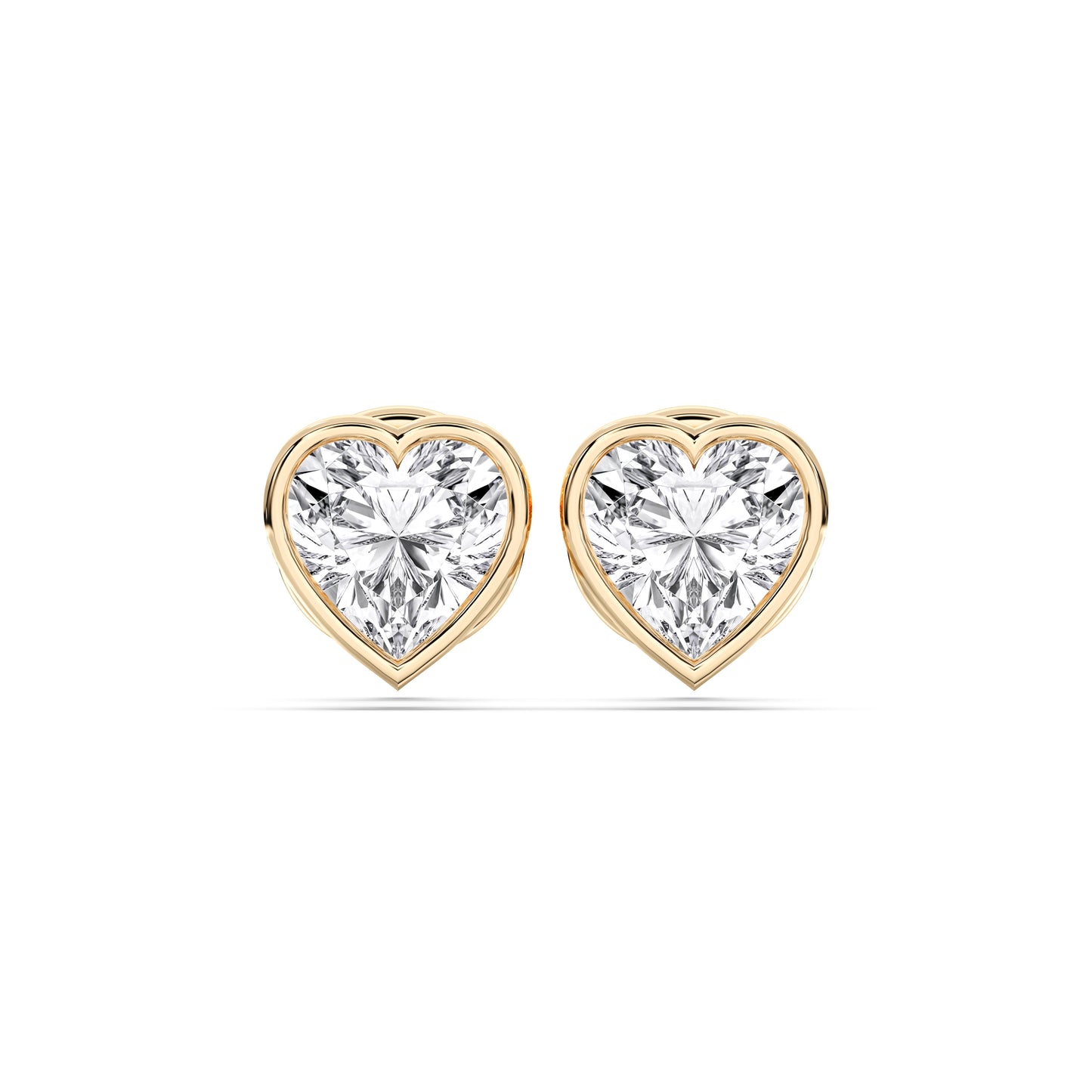 HEART BEZEL STUDS