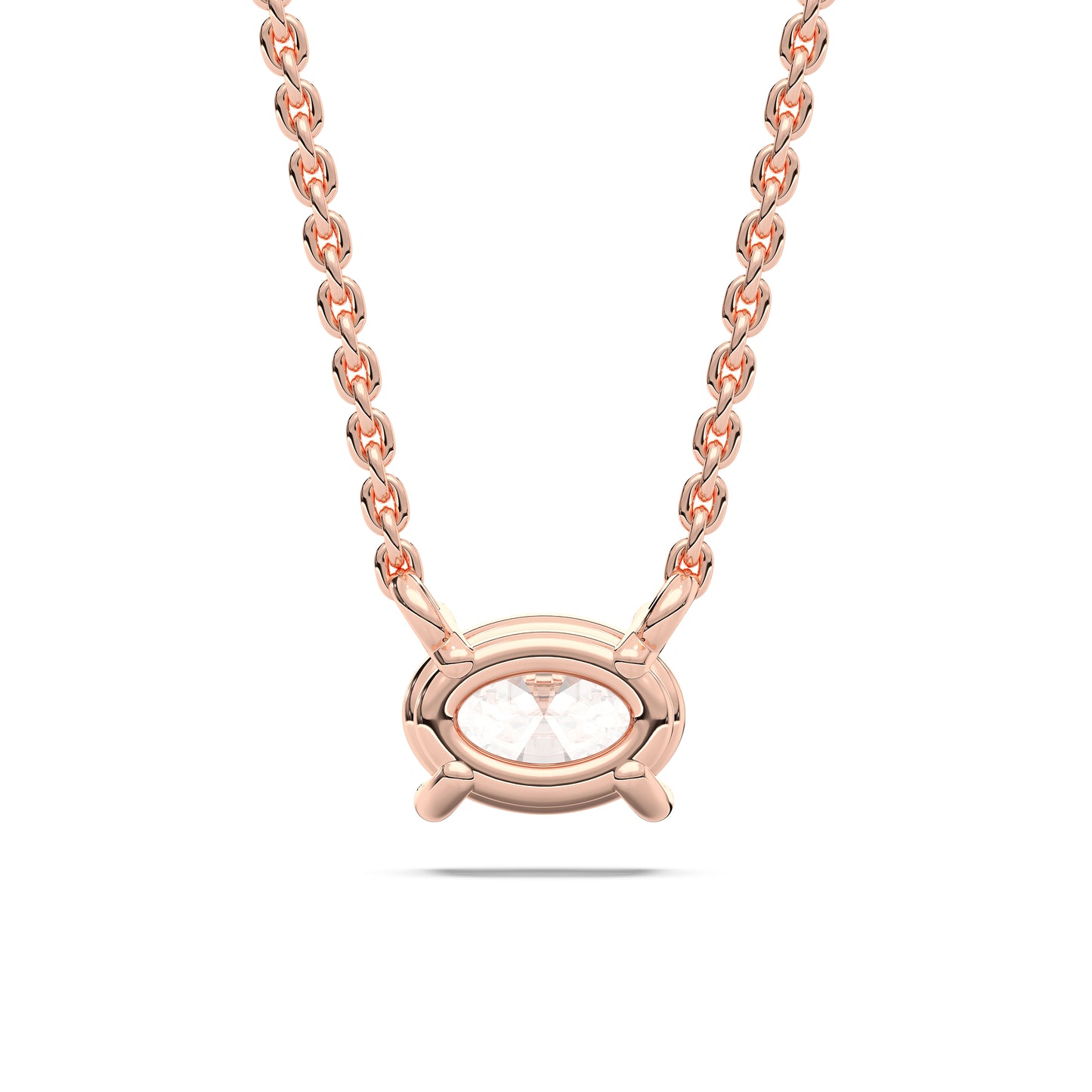 OVAL SOLITAIRE PENDENT