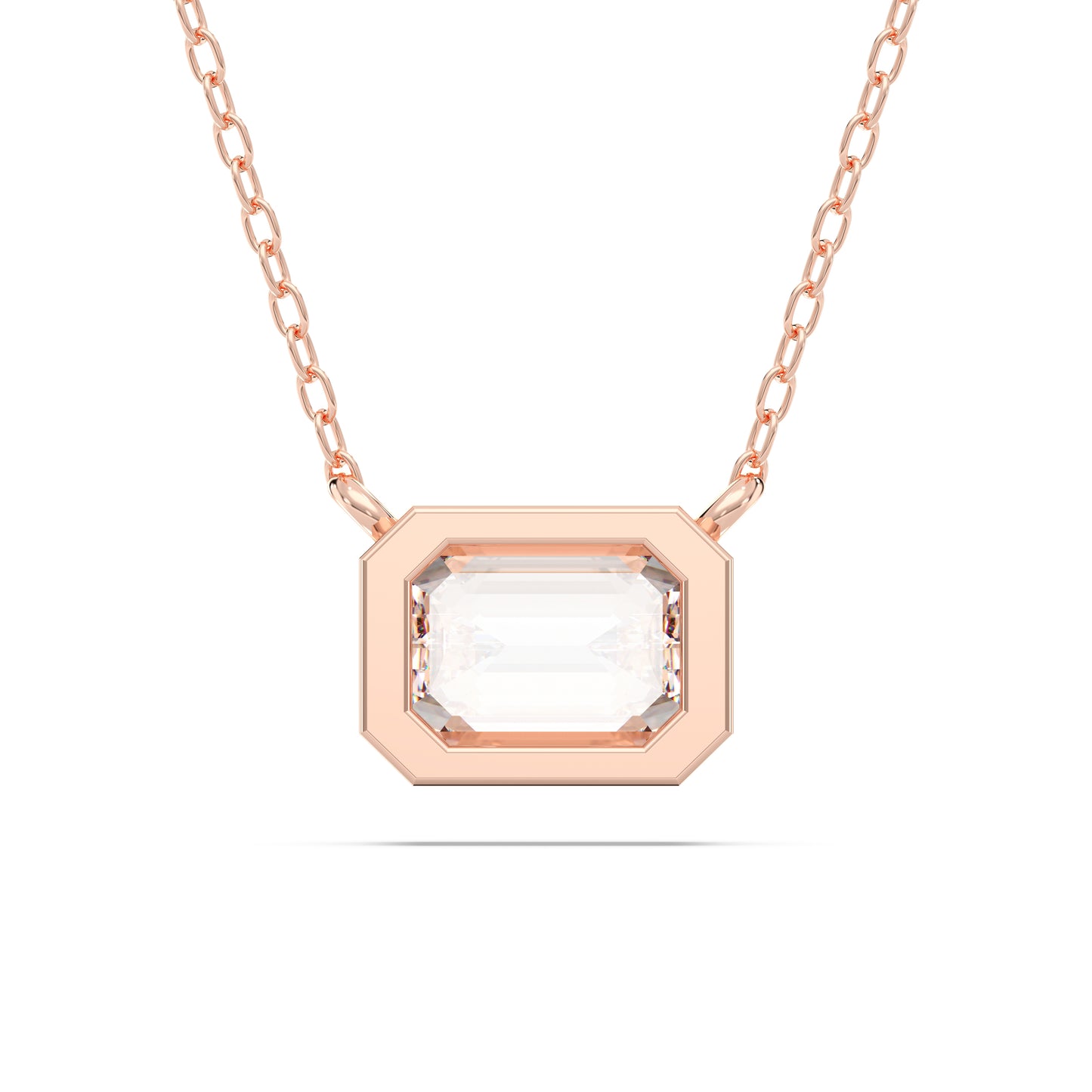 EMERALD BEZEL SOLITAIRE PENDENT