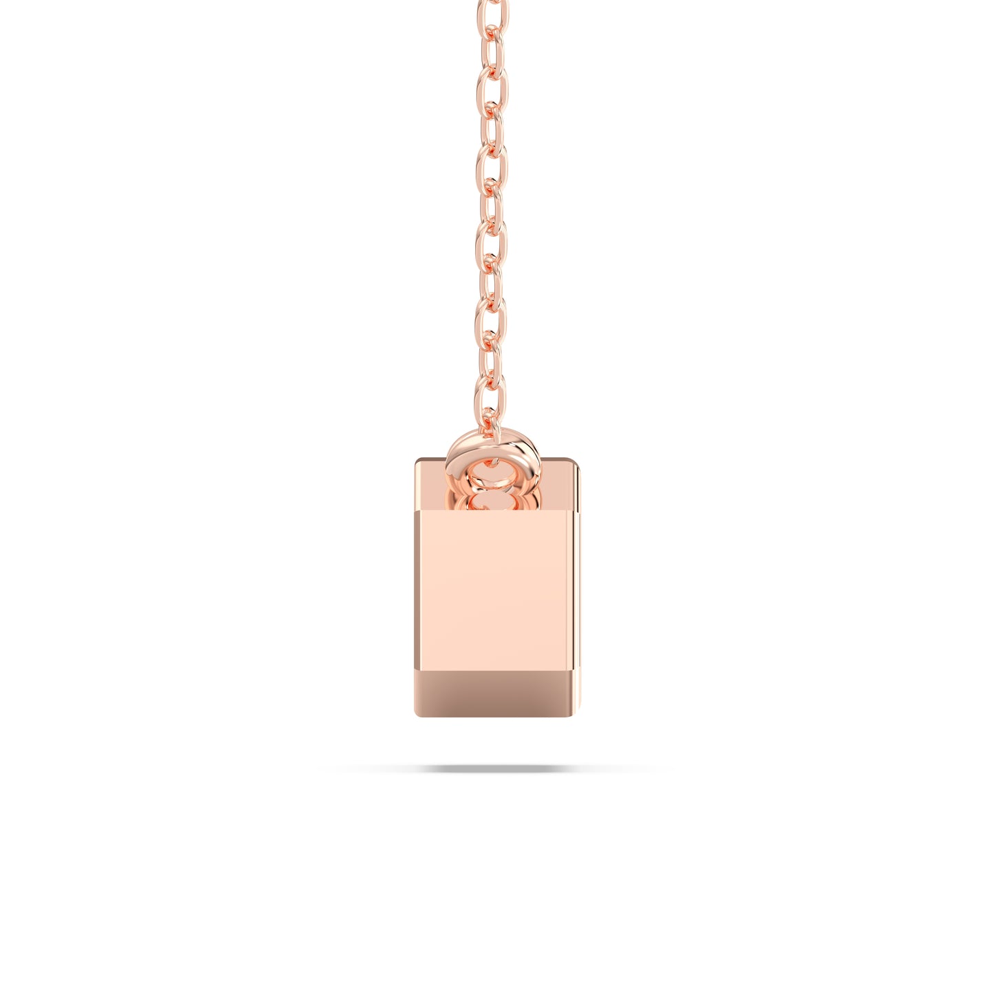EMERALD BEZEL SOLITAIRE PENDENT