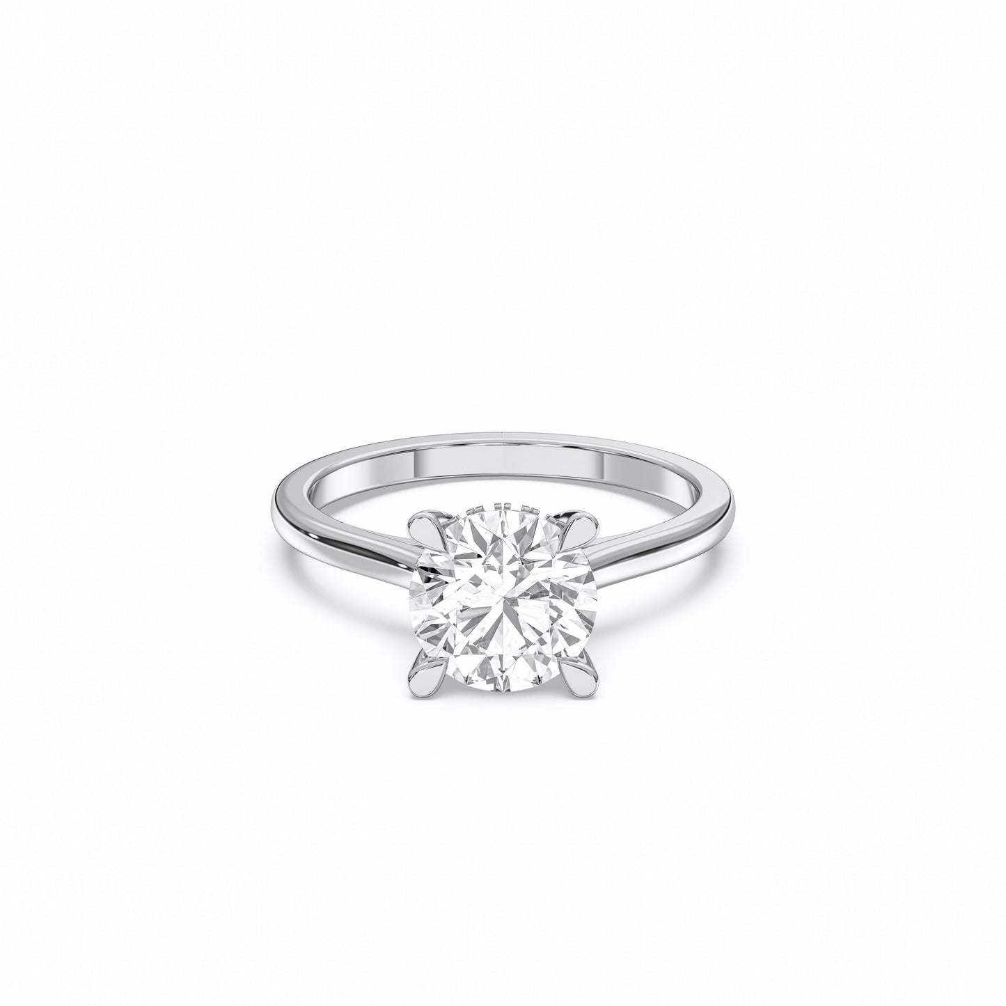 ROUND HIDDEN HALO RING