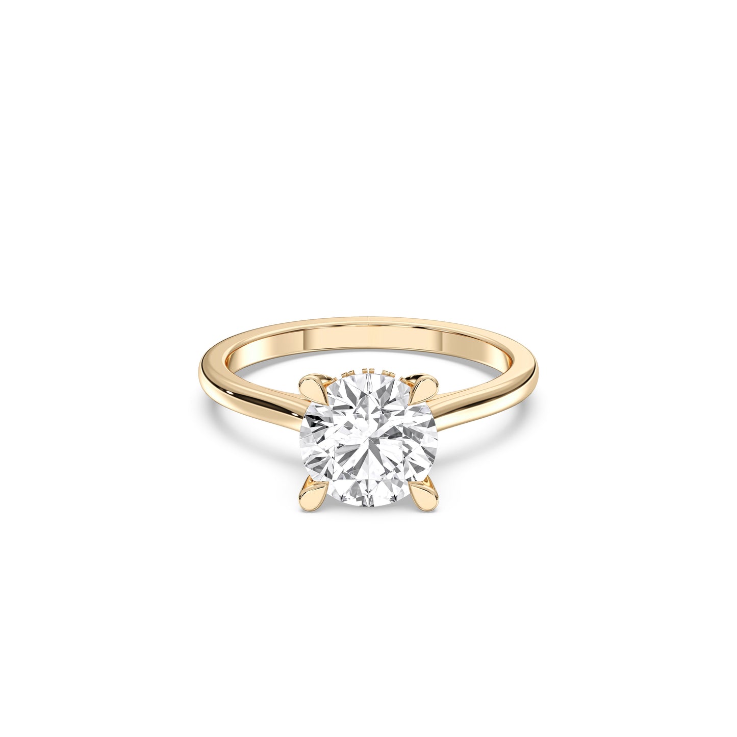 ROUND HIDDEN HALO RING