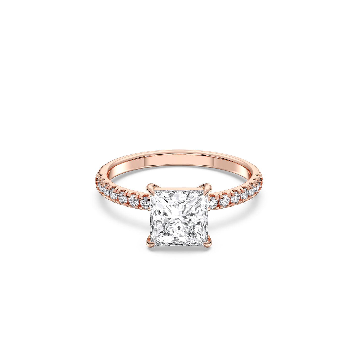 PRINCESS SIDESTONE RING (THIN)