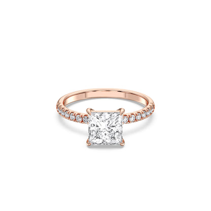 PRINCESS SIDESTONE RING (THIN)