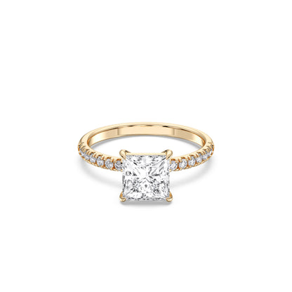 PRINCESS SIDESTONE RING (THIN)