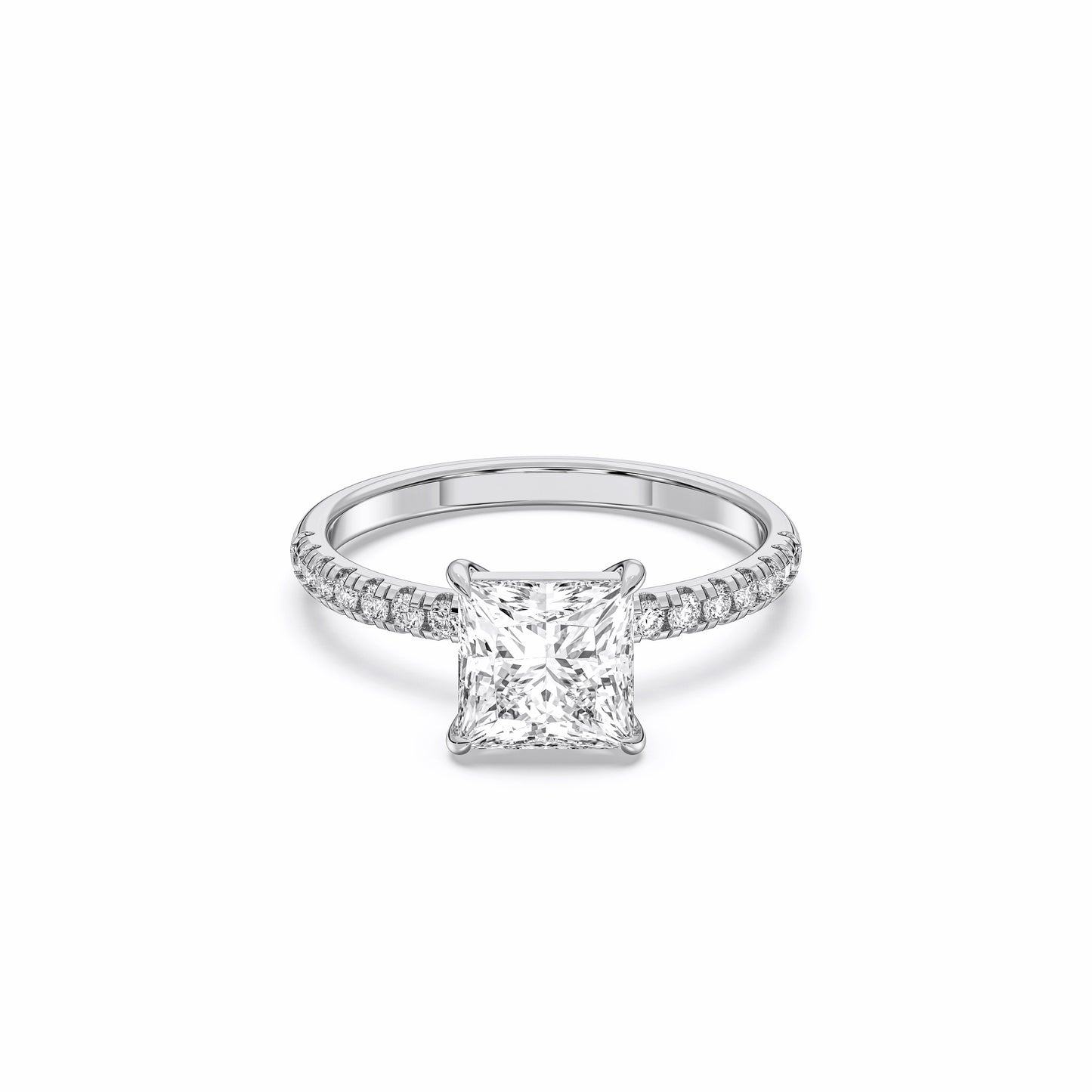 PRINCESS SIDESTONE RING (THIN)