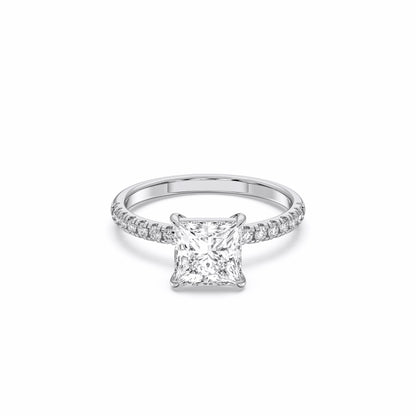 PRINCESS SIDESTONE RING (THIN)