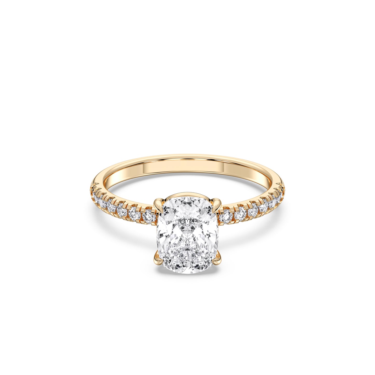 EL.CUCHION SIDESTONE RING