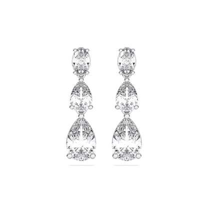 GRADUATING TEAR DROPS EARRINGS