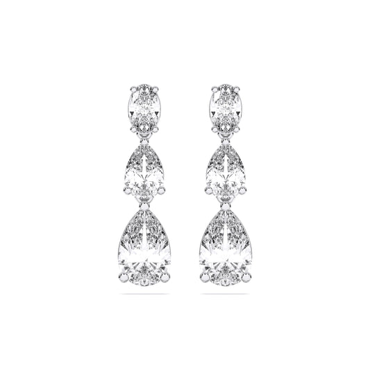 GRADUATING TEAR DROPS EARRINGS