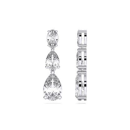 GRADUATING TEAR DROPS EARRINGS