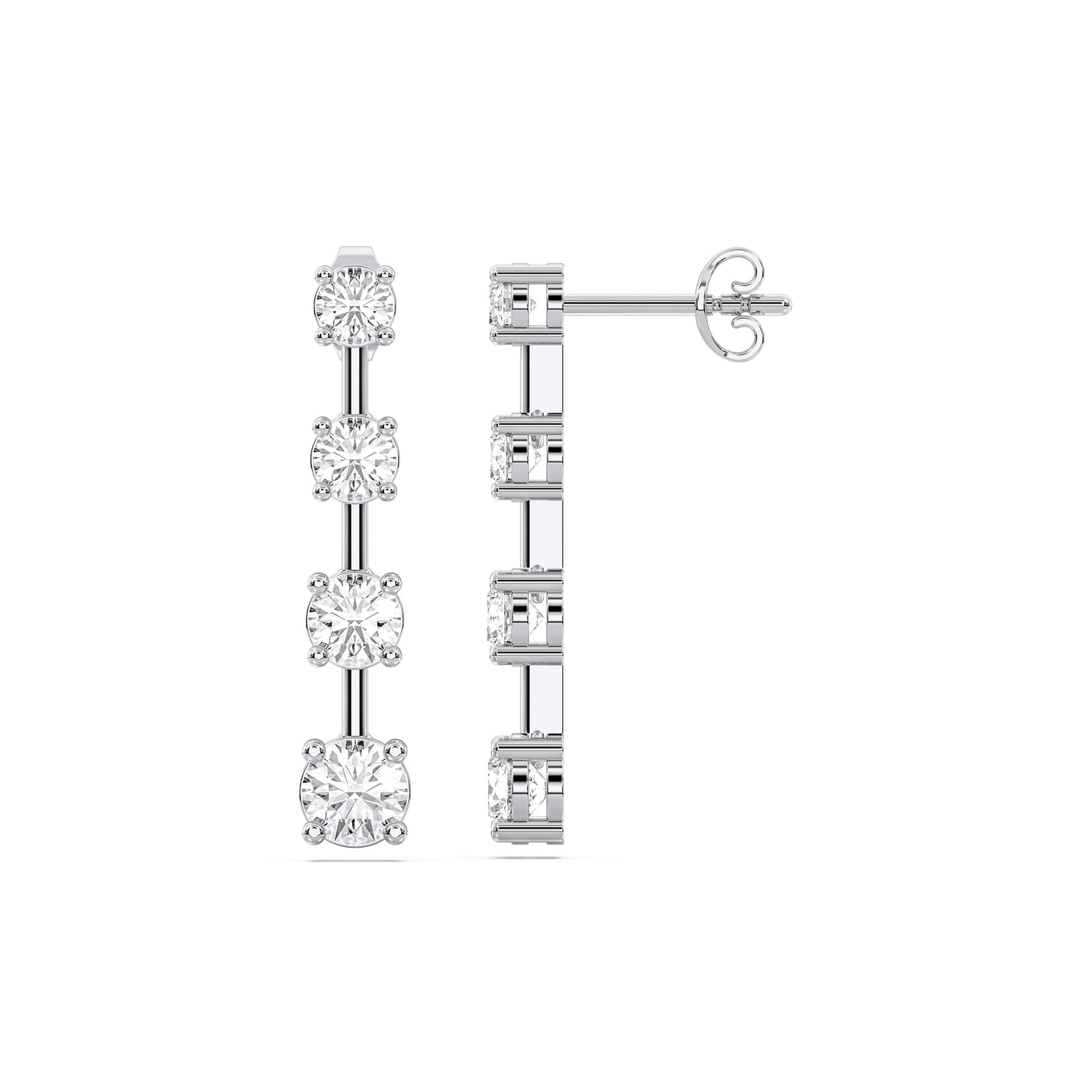 GRADUATING DROPS EARRINGS
