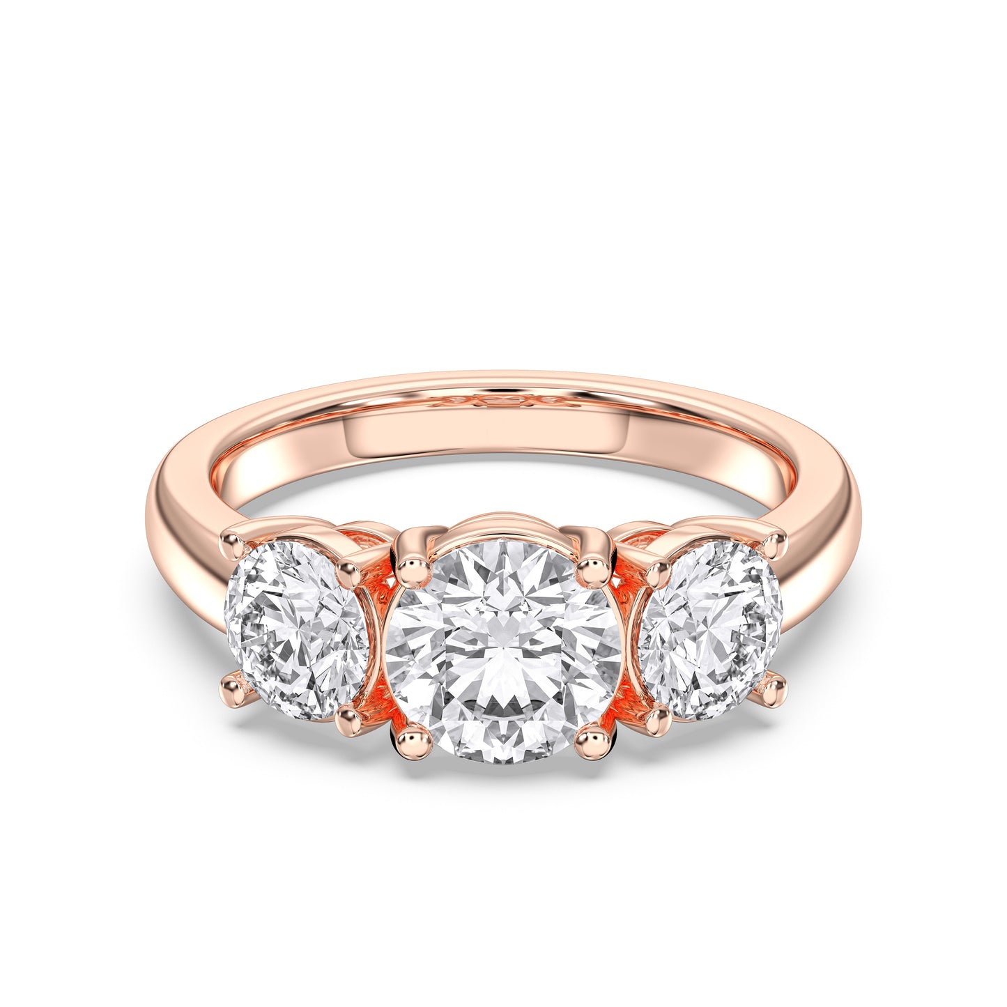 ROUND 3 STONES RING