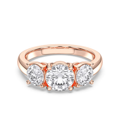 ROUND 3 STONES RING