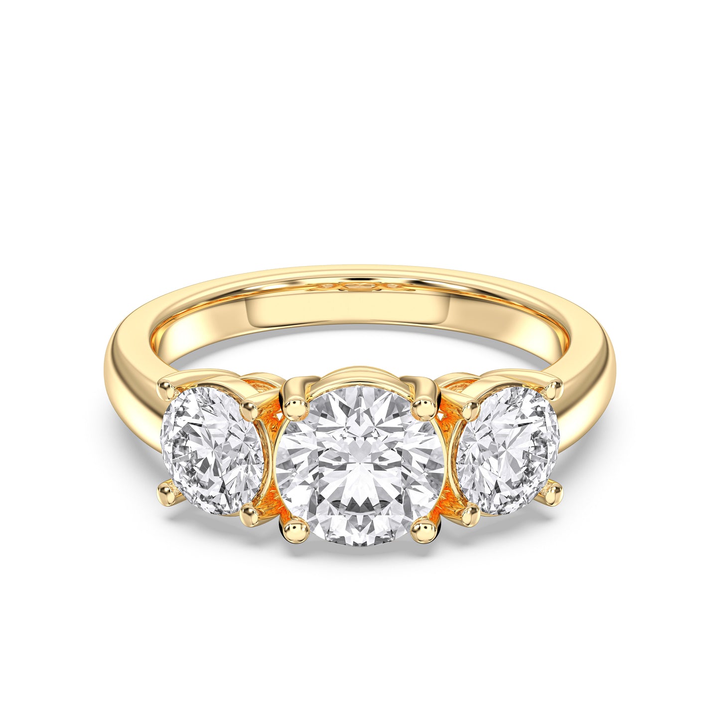 ROUND 3 STONES RING