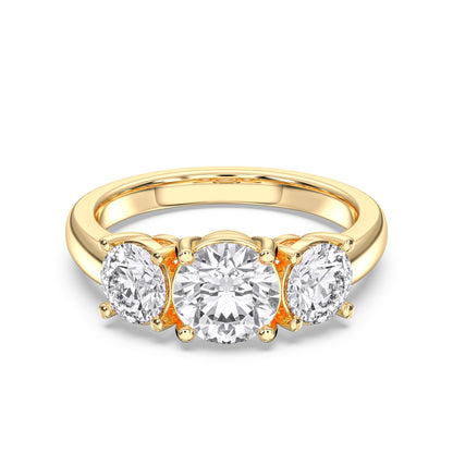 ROUND 3 STONES RING