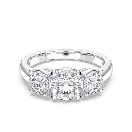 ROUND 3 STONES RING