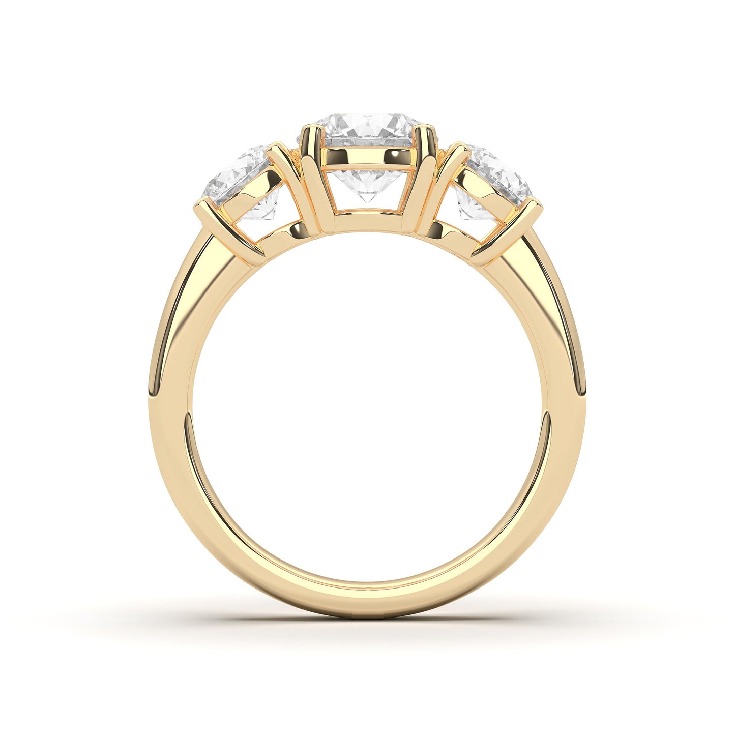 ROUND 3 STONES RING
