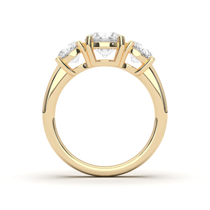 ROUND 3 STONES RING