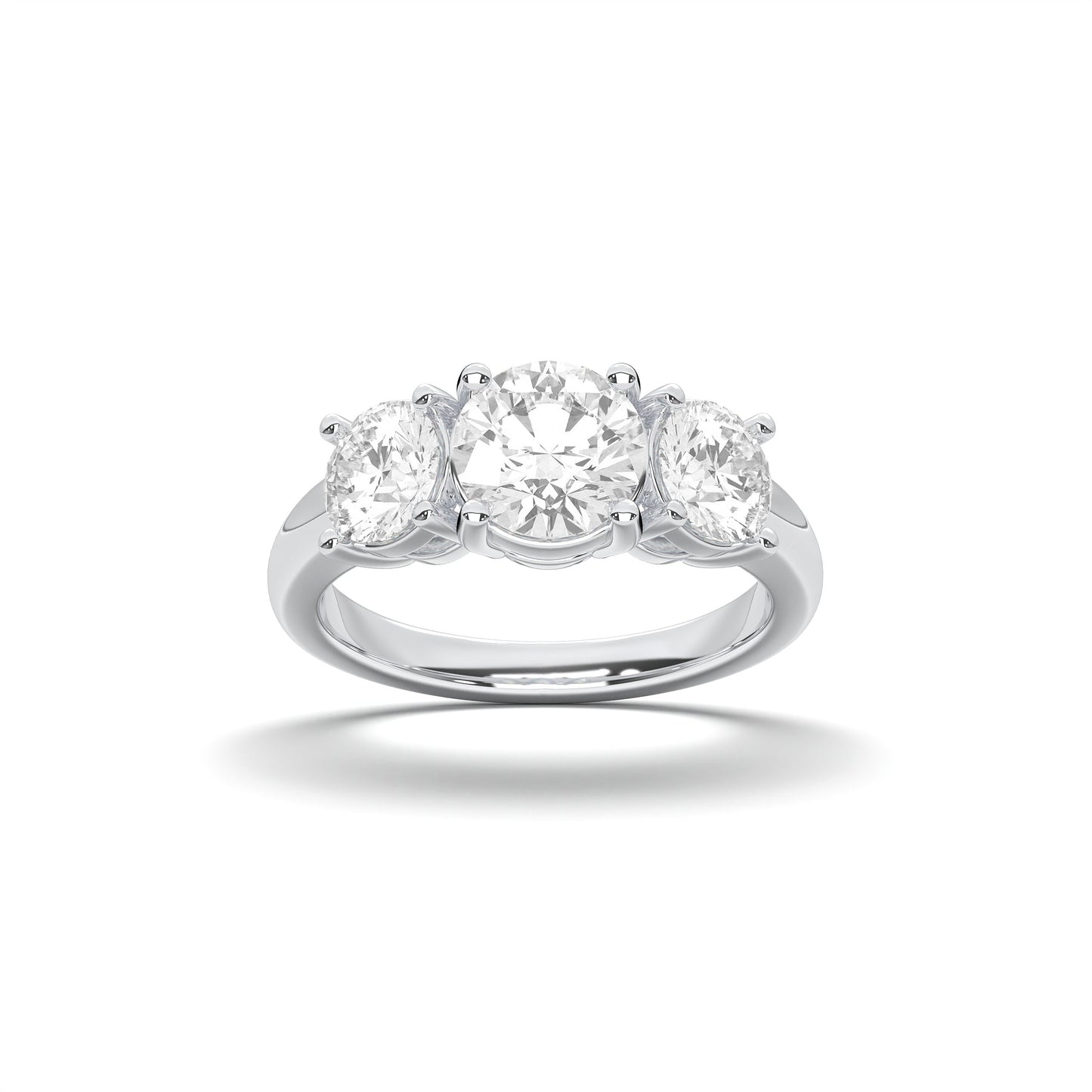 ROUND 3 STONES RING