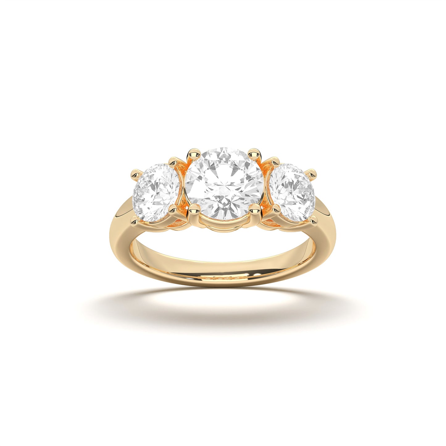 ROUND 3 STONES RING