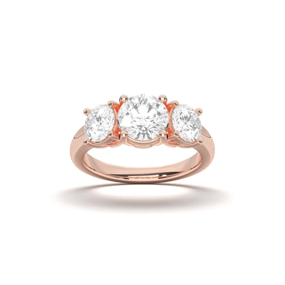 ROUND 3 STONES RING