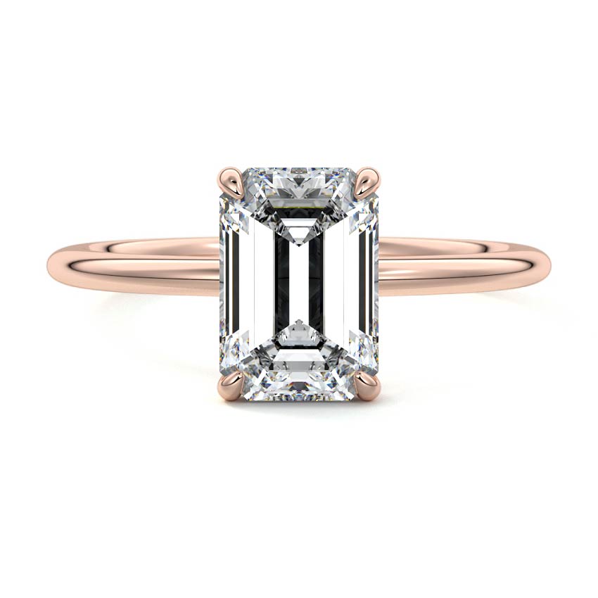 EMERALD SOLITAIRE RING