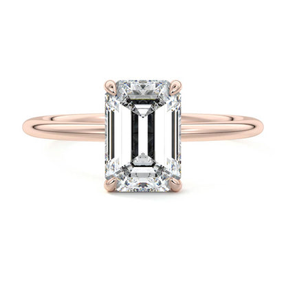 EMERALD SOLITAIRE RING