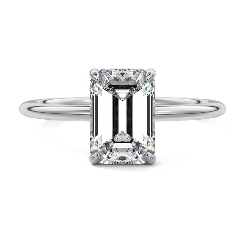 EMERALD SOLITAIRE RING