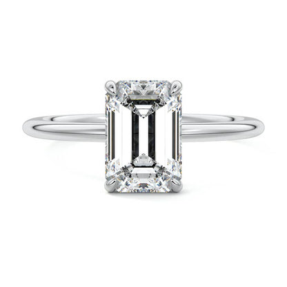 EMERALD SOLITAIRE RING