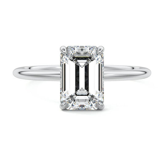 EMERALD SOLITAIRE RING