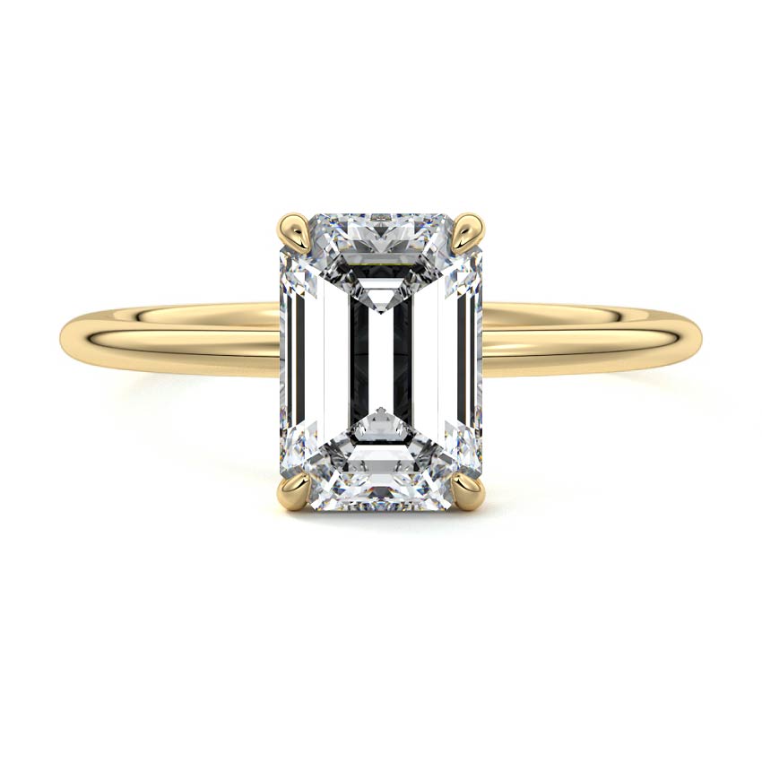 EMERALD SOLITAIRE RING