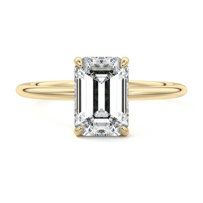 EMERALD SOLITAIRE RING