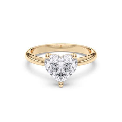 HEART SOLITAIRE RING