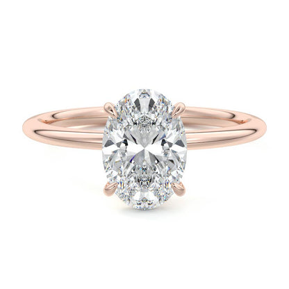 OVAL SOLITAIRE RING
