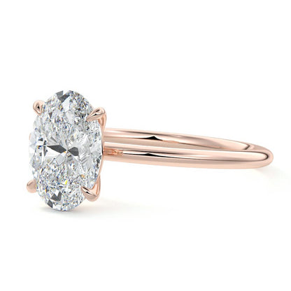 OVAL SOLITAIRE RING