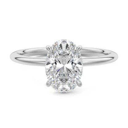OVAL SOLITAIRE RING