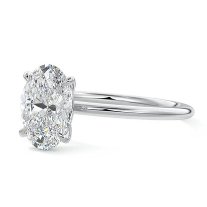OVAL SOLITAIRE RING