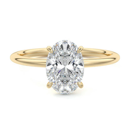 OVAL SOLITAIRE RING