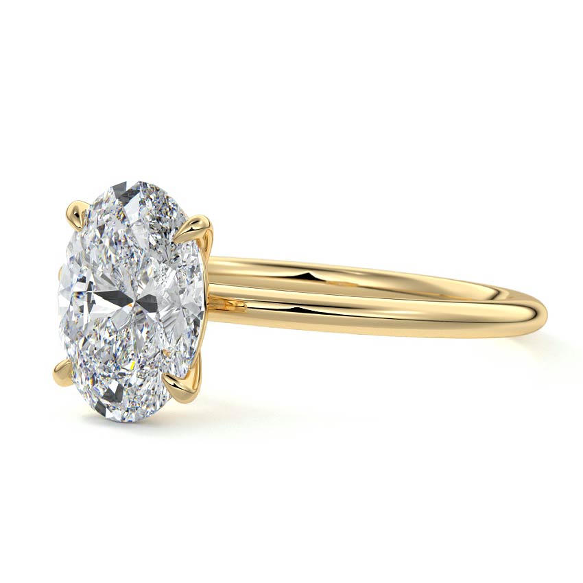OVAL SOLITAIRE RING