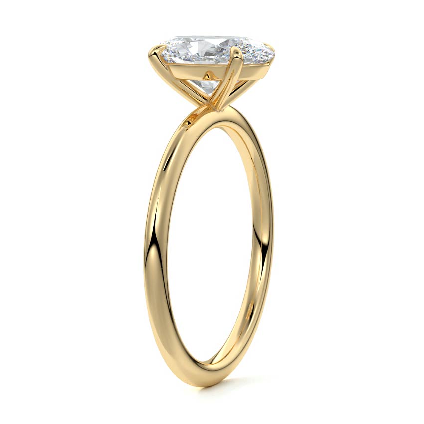 OVAL SOLITAIRE RING