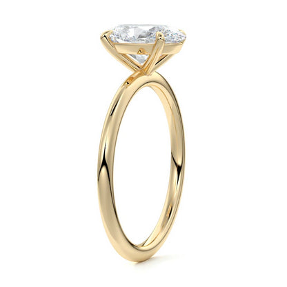 OVAL SOLITAIRE RING