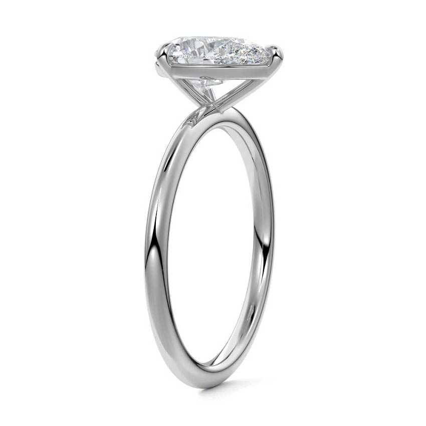 PEAR SOLITAIRE RING